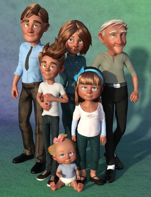 FSL Extended Family Shapes for Toon Generations 2