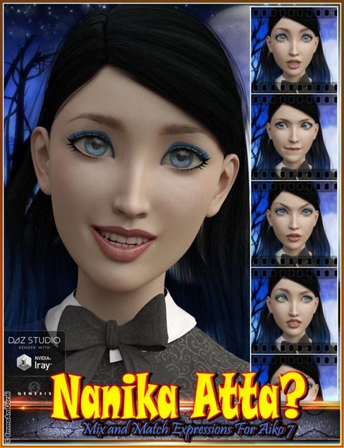 Nanika Atta Mix and Match Expressions for Aiko 7 and Genesis 3 Female(s)