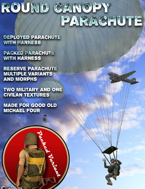 Round Canopy Parachute