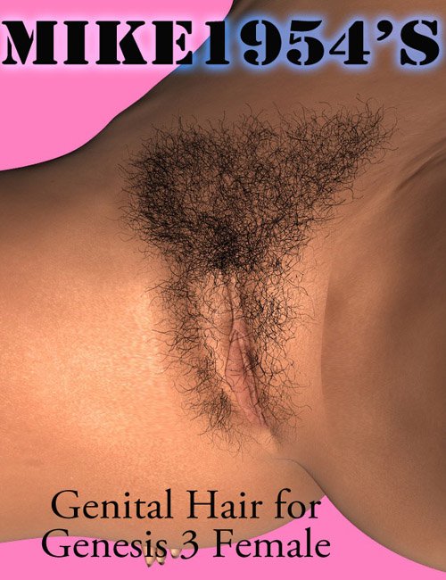 Genital Hair for Genesis 3 Female