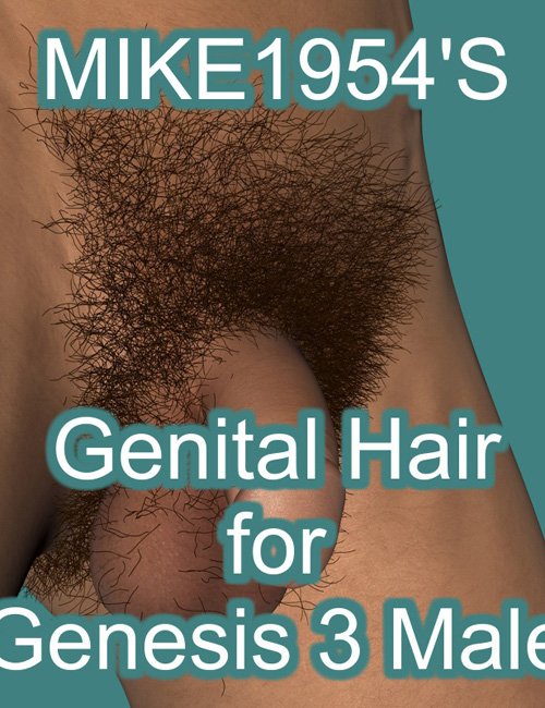 Genital Hair for Genesis 3 Male