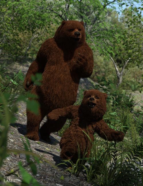 Mr. Bear and Son for Genesis 3 Male(s)
