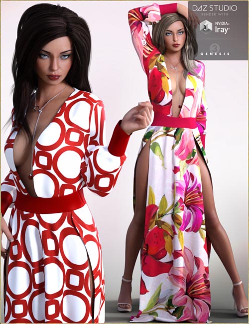 Daria Dress Outfit for Genesis 3 Female(s)