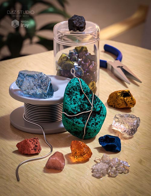 Gems and Minerals for Rock Collection