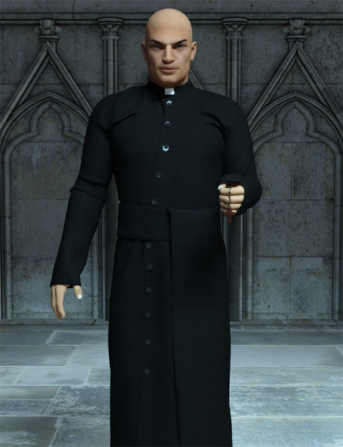 Priest Outfit for Genesis 3 Male(s)