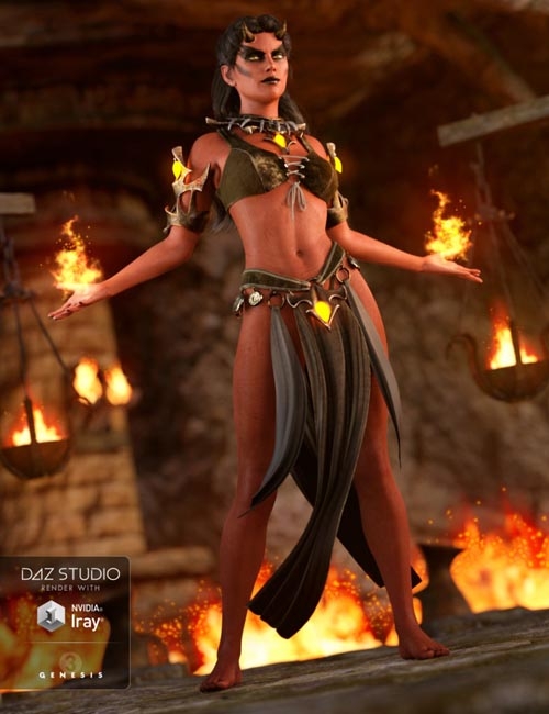Daemon Outfit for Genesis 3 Female(s)
