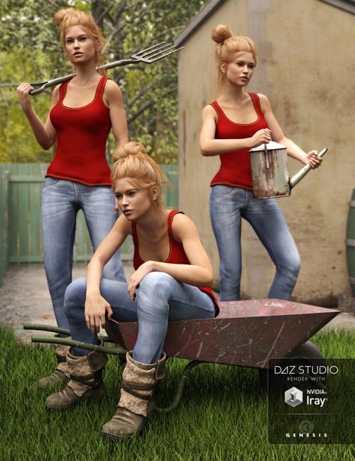 In the Garden Poses for Genesis 3 Female(s)