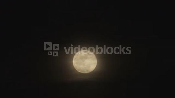 Moon At Night Timelapse