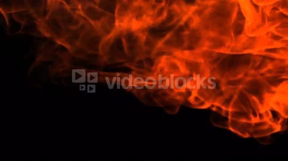 Alpha Channel Flames Burning