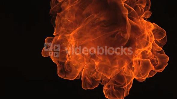 Slow Motion Fire Ball