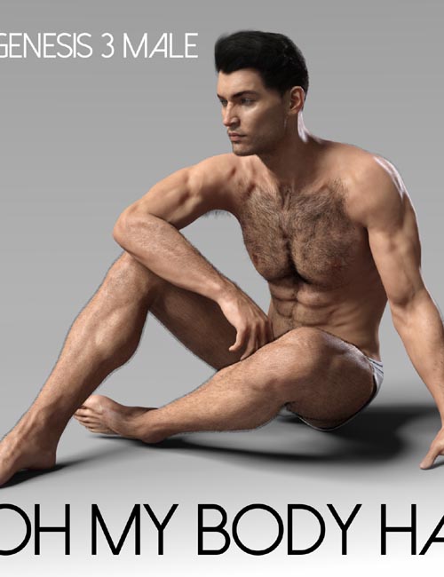 Oh My Body Hair for Genesis 3 Male
