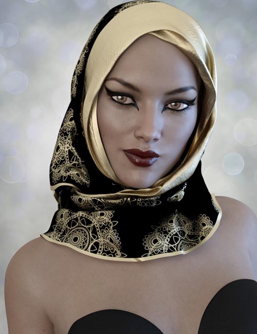 X-Fashion Hijab for Genesis 3 Female(s)