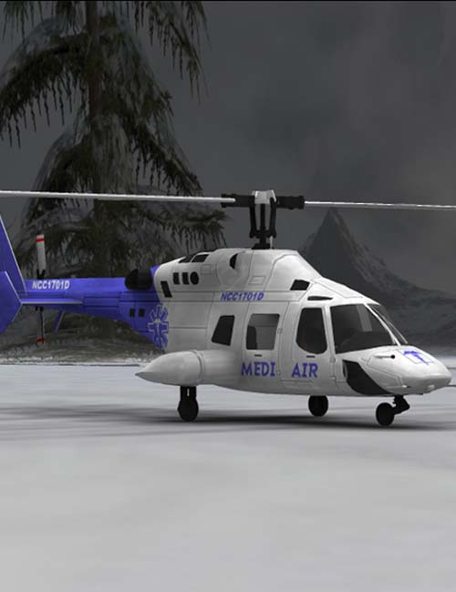 Executive Helicopter (Poser, LWO & Obj)
