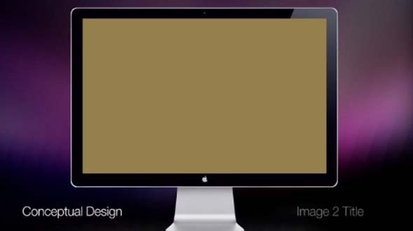 AE CS5 Template: Mac Design Display