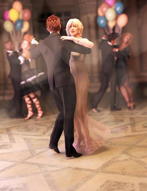 FeralFey's Ballroom Dance Poses for Genesis 3 Male and Female