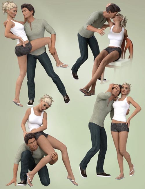 Naughty Girl Poses and Expressions for Victoria 7 and Michael 7