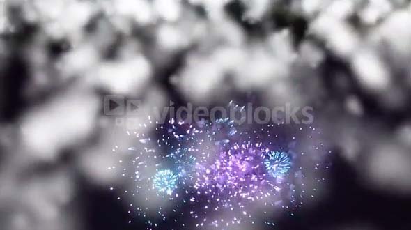 Apple Motion 5 Template: Fireworks Logo Reveal