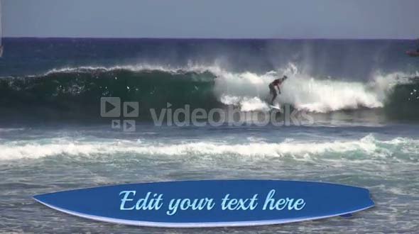 Motion Template: Surfboard Lower Third