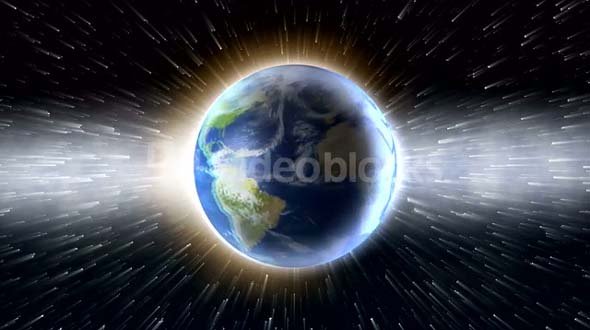 Spinning Globe Light