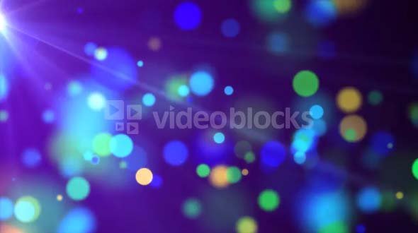 Multicolored Particle Field