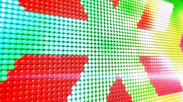 Bright Abstract Patterned Screen