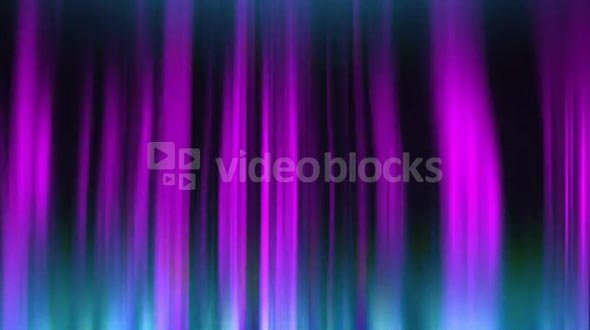 Abstract Visualization of Northern Lights Effect