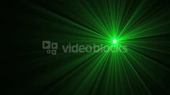 Green Laser Swirl