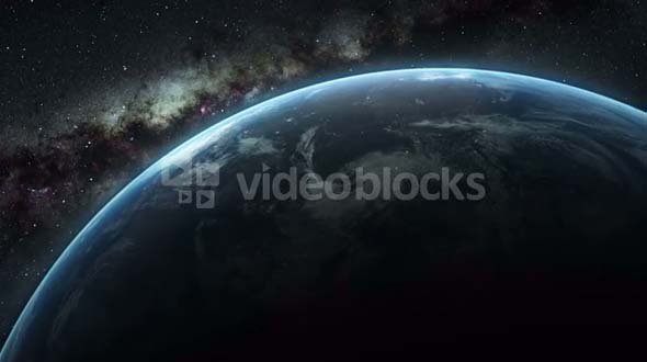 Close up on Earth Animation