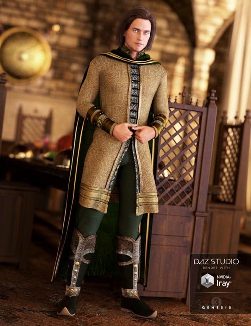 Elven Prince Outfit for Genesis 3 Male(s) » Daz3D and Poses stuffs ...