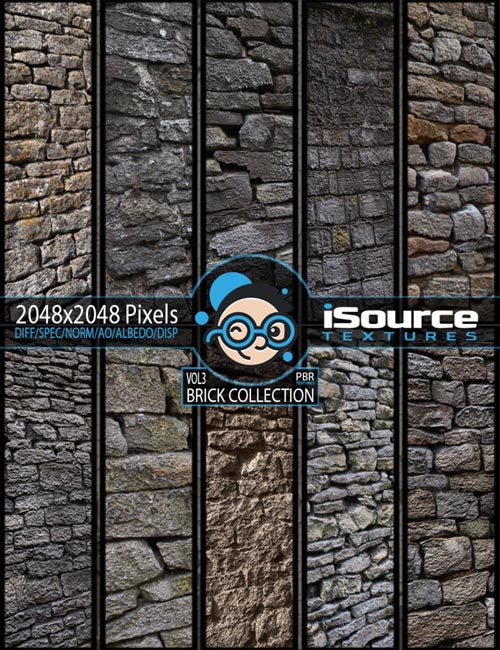 Brick Collection Merchant Resource - Vol3 (PBR Textures)