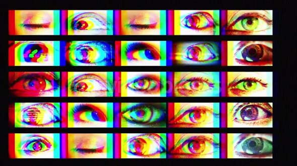 Warping Screens of Eyes