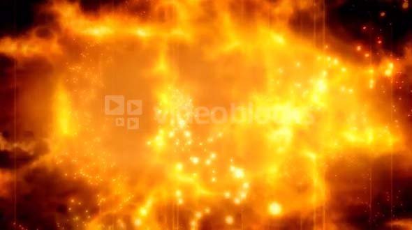 Spinning Particles with Flame Fractal