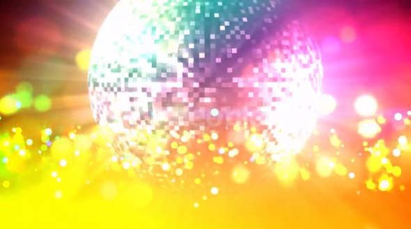 Rainbow Disco Ball