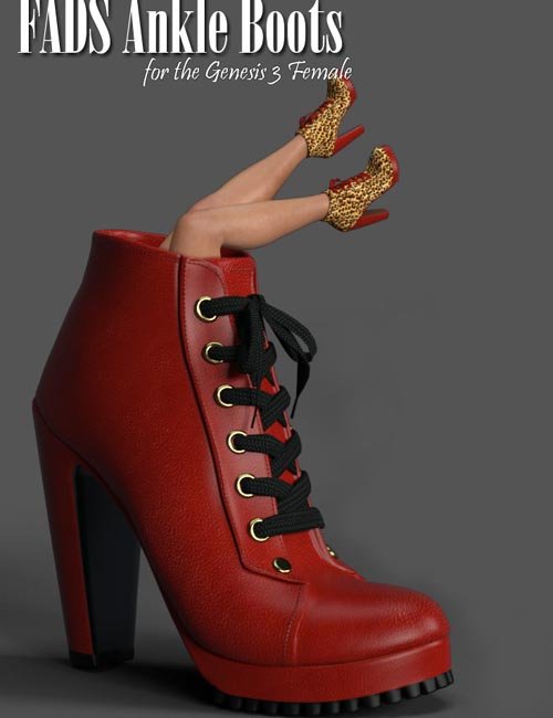 FADS Ankle Boots for Genesis 3