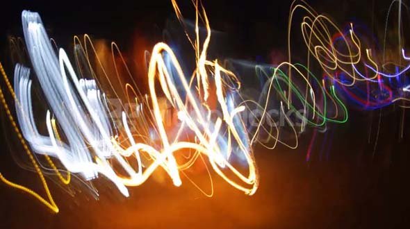 Crazy Fire Lights Dancing