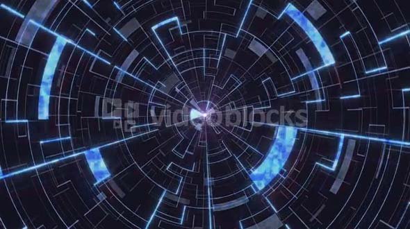 Infographic Hud Vj Abstract Corporate Tunnel Background 3