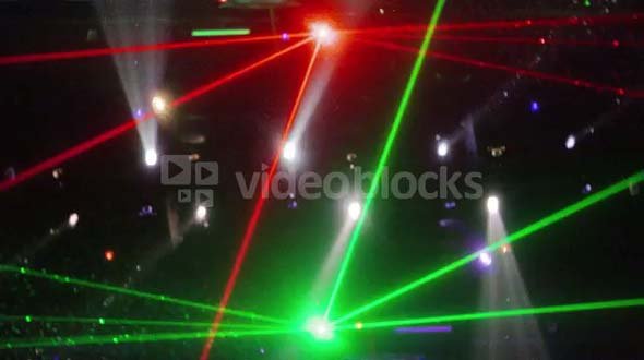 Strobing Concerts Laser Lights