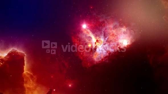 Red and Orange Galaxy