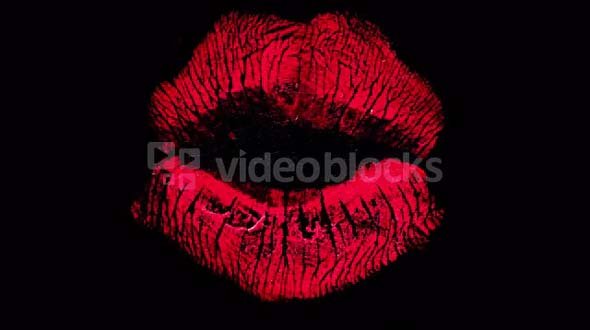 Dark Background Lipstick Lips