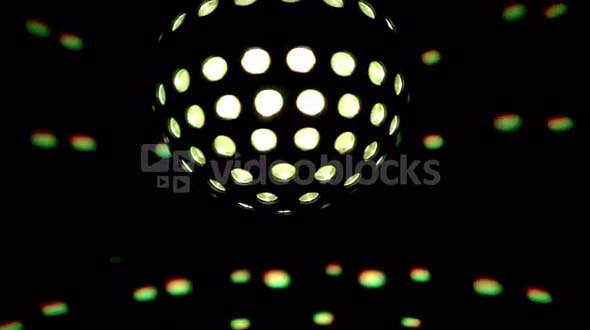 Flashes Of Light Off Disco Ball