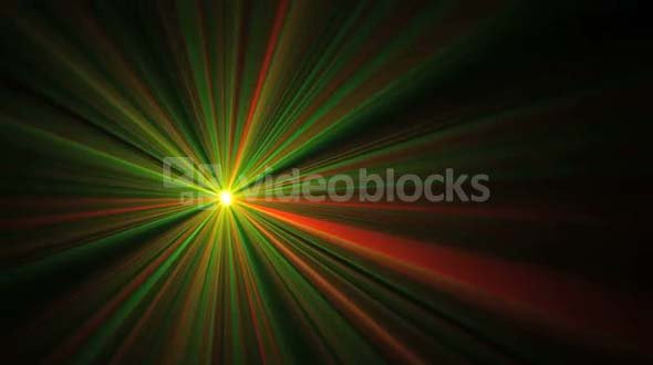Green and Red Laser Mix