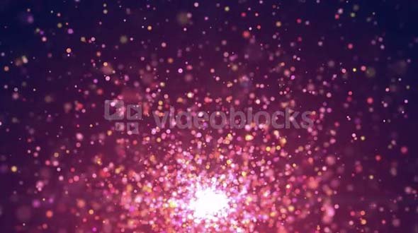 Purple Particle Burst