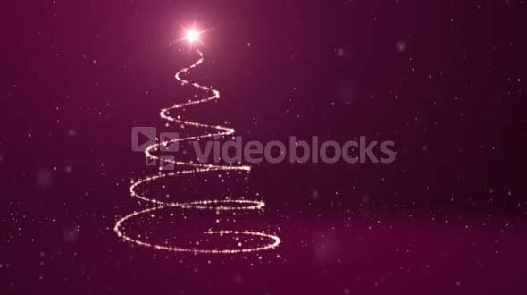 Spiral Christmas Tree Background