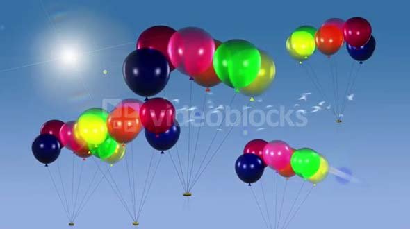 Balloons on Sky