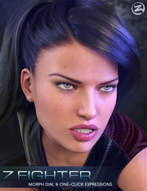 Z Fighter - Morph Dial & One-Click Expressions for Genesis 3 Female
