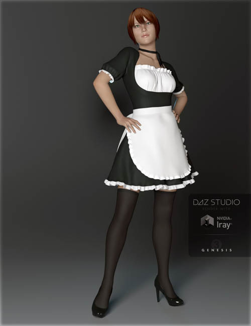 Maid Dress for Genesis 3 Female(s)