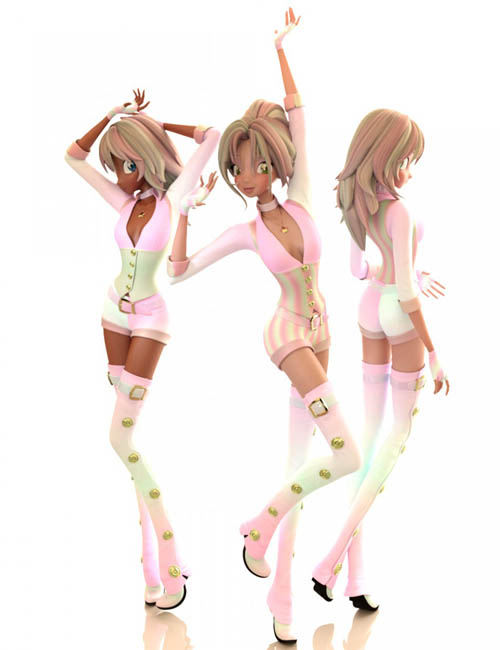 Iray Candy Textures for SteamStar Outfit