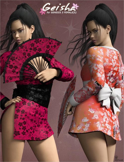 Geisha for Genesis 3 Females