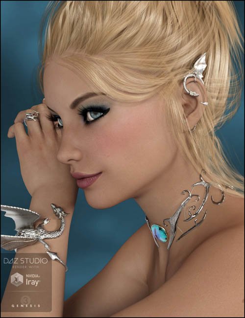 Dragon Horde Jewelry for Genesis 3 Female(s)