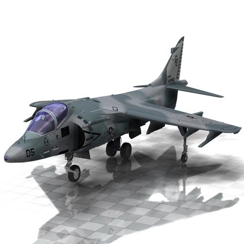Harrier AV-8 (for Poser)